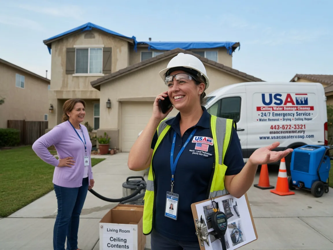 Ceiling Water Damage Restoration Saint David, IL FAQs